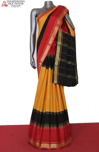 Exclusive Pure Mysore Crepe Silk Saree